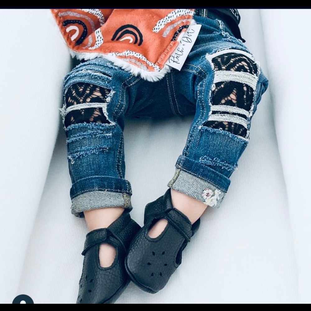Toddler girl distressed denim 2T